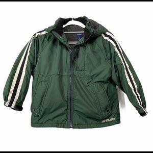 ☘️GAP kids green fleece lined snow jacket Size S